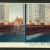Link bridge, largest bascule double deck bridge in the world, Chicago, Ill.
