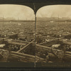 General view of the Great Union Stock Yards, Chicago, U.S.A.