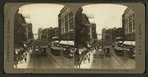State Street, north from Van Buren, Chicago.