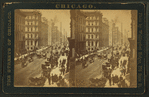 Carriages on the streets of Chicago