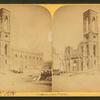 Second Presbyterian Church, Wabash Avenue. Combination views: [before and after fire].