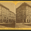 Tribune Building, cor. Dearborn & Madison Sts. Combination views: [before and after fire].