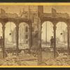 Court House, seen through ruins of east side of Clark Street.