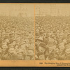 The surging sea of humanity at the opening of the Columbian Exposition.