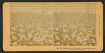 The surging sea of humanity at the opening of the Columbian Exposition.