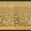 The surging sea of humanity at the opening of the Columbian Exposition.