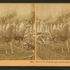 Deere & Co. exhibit, Columbian Exposition. [Showing deer pulling farm implements]