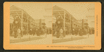 This train made the quickest time on record, a mile in 32 seconds. Columbian Exposition.