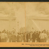 Burning of the Cold Storage building. Fifteen brave firemen lost their lives, July 10th, Columbian Exposition.
