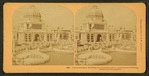 Administration building and fountains from Agricultural building, Columbian Exposition.