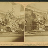 The arrival of Santa Claus at the World's Fair, (German toy exhibit), Chicago, U.S.A.