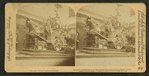 The arrival of Santa Claus at the World's Fair, (German toy exhibit), Chicago, U.S.A.