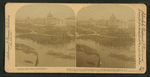 Bird's-eye view showing Government and Fisheries buildings, World's Fair, Chicago, U.S.A.