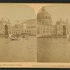 Front of Art Palace, showing gondolas, World's Fair, Chicago, U.S.A.