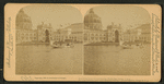 Front of Art Palace, showing gondolas, World's Fair, Chicago, U.S.A.