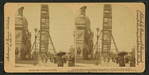 The Ferris Wheel, (carries 2,000 people), Midway Plaisance, World's Fair, Chicago, U.S.A.
