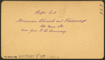 Hope, Indiana, Moravian church and parsonage, Sth Main Street, from Y.L. Seminary.