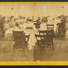 Interior view - Dining room of the Orphan's Home, Davenport, Iowa.