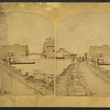 [View of a railroad construction site, Davenport, Iowa.]