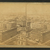 Bird's eye view of Des Moines, Iowa.