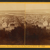 Panoramic view of Dubuque from the Bluff head of 11th St.-- No. 4 East.