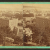 Bird's view of the business district, Dubuque, Iowa.
