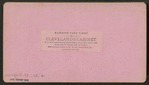 Cleveland's Cabinet.