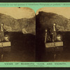 On Echo River, [showing men with lamp in boat]