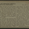 Cabin in which Abraham Lincoln was born, Hodgensville, Ky.