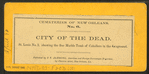 City of the dead, St. Louis No. 2, showing the fine marble tomb of Caballero in the foreground.