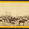 Principal steamboat landing, from Gravier street, looking down the levee.