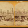 The levee and railroad station.