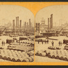 The levee and railroad station.