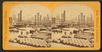 The levee and railroad station.