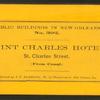 St. Charles hotel.