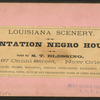 Plantation Negro houses.