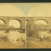 Great stone viaduct (over the Patapsco River) at "Washington Junction" by which the Washington Branch" of the Baltimore & Ohio Railroad crosses the river, nine miles from Baltimore.