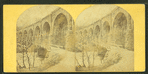 Great stone viaduct at "Washington Junction" by which the "Washington Branch" of the Baltimore and Ohio Railroad crosses the river, nine miles from Baltimore.