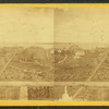 Left side of grounds, looking from the top of new building, showing the Tripoli and Herndon monuments, observatory, gunnery room, old recitation halls, back of which are the old quarters, and the admiral's house.