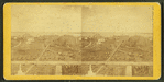 Left side of grounds, looking from the top of new building, showing the Tripoli and Herndon monuments, observatory, gunnery room, old recitation halls, back of which are the old quarters, and the admiral's house.