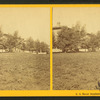 Croquet ground and officers' quarters.