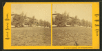 Croquet ground and officers' quarters.
