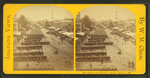 Military parade, marching in column, Broadway.