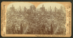 In the tracks of the fire demon - eighty city blocks, $100,000.000 gone up in smoke[general view of the district burned in 1904].
