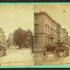 Mt. Vernon Place, southwest from Washington Monument[carriage in foreground].