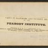 Peabody Institute. Baltimore.