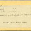 The Battle Monument at Baltimore.