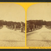 Long Drive in Druid Hill Park with urn-shaped planters..