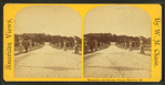 Long Drive in Druid Hill Park with urn-shaped planters..