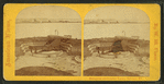 View of the mounted artillery.